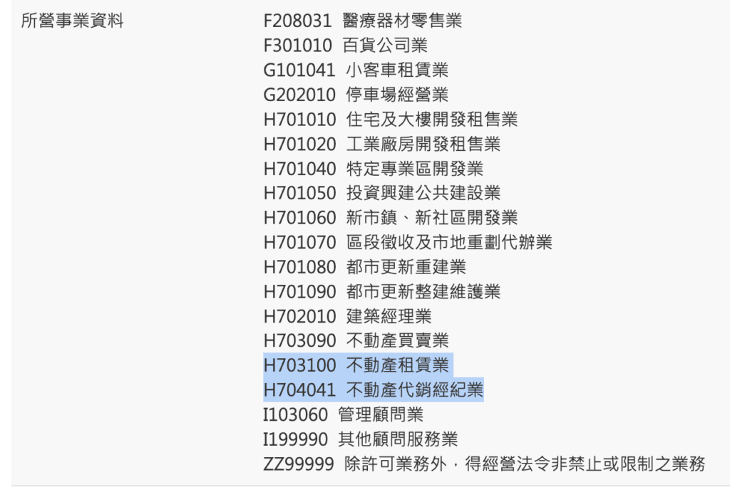 特許行業例子